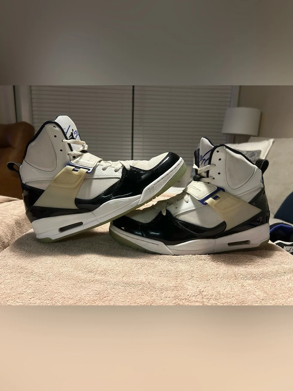 Nike Air Jordan Flight 45 High Mens Size-11 Concord Black White DC2571-100